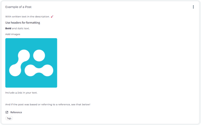 Example of a Post