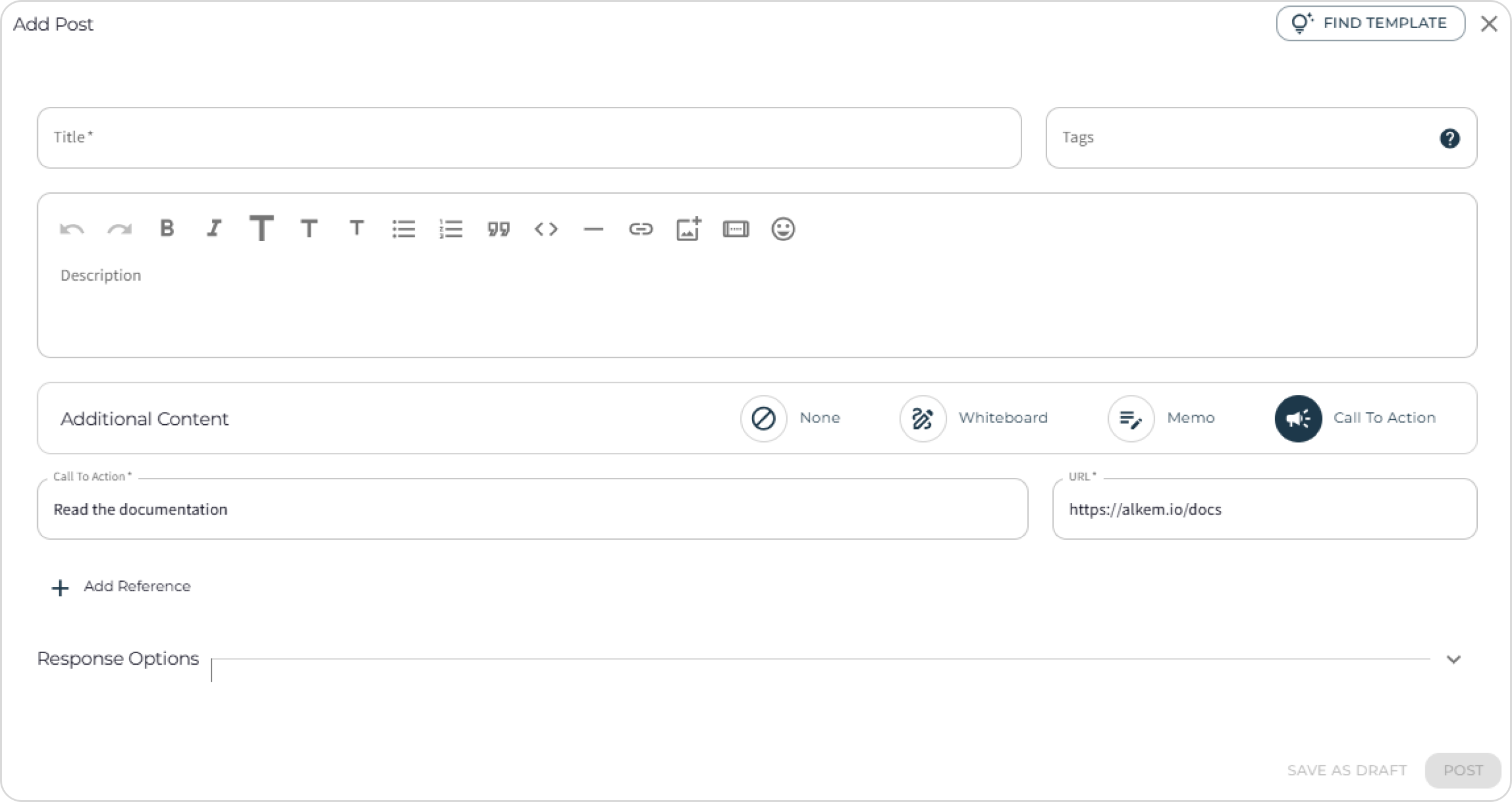 Create a Post with a CTA